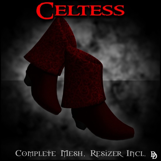 DD Celtess boots in red