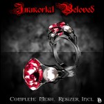 Limited Edition Immortal Beloved ring - ruby